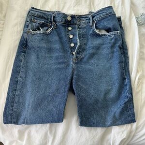 Agolde Classic Blue Denim Jeans